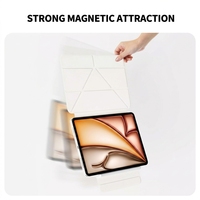 Étui pliable multi-angles pour iPad Pro 11 M4/M5, étui fin pour tablette magnétique double face avec emplacement pour stylet et boucle
