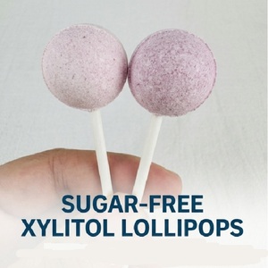 Piruletas de Xilitol <span class=keywords><strong>Sin</strong></span> <span class=keywords><strong>Azúcar</strong></span>, Amigables con los Dientes, Naturales, con Sabor a Frutas, Veganas, <span class=keywords><strong>Sin</strong></span> Gluten, Dulces Saludables, a Granel, con Etiqueta Privada - Product Image 1