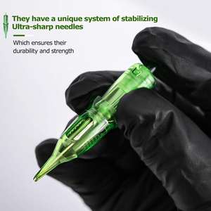 أمبشن 10 قطع إبر وشم خرطوشية للاستخدام مرة واحدة معقمة 1RL 3RL 5RL 7RL 9RL 11RL 14RL 5RM 7RM 9RM 11RM 13RM 15RM - Product Image 5