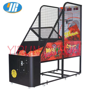 Máquina de juego de aro de tiro de baloncesto plegable YIRUN, Arcade que funciona con monedas, idioma inglés para centros de juego - Product Image 5