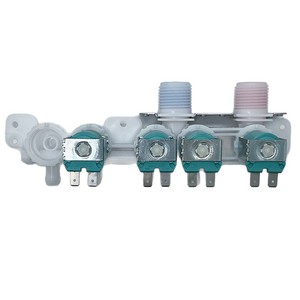 Vanne solénoïde pour machine à laver 0024000126GB 4517, vanne électrique d'entrée d'eau à trois voies pour pièces d'appareils de lavage - Product Image 3