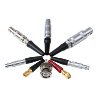 Câble UT simple BNC / Microdot / Subvis pour usine de détecteur de défauts à ultrasons