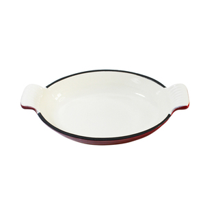Plato para hornear de hierro fundido ovalado, personalizado, en forma de pescado, para mariscos - Product Image 4