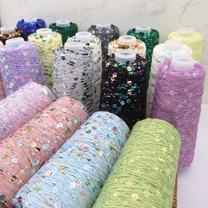 Fil de coton mercerisé fait main DIY 500g 1100m haute ténacité avec paillettes <span class=keywords><strong>3</strong></span>+6mm pour couture, tricot, tissage – Pur et Magique - Product Image 3