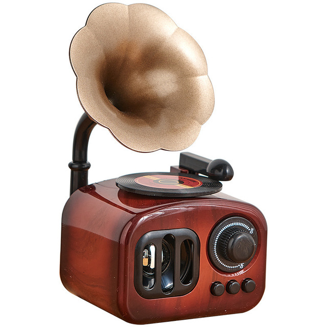 Cross-border Wholesale Vintage Phonograph Mini Music Box