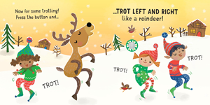 Livre sonore interactif <span class=keywords><strong>Danse</strong></span> avec les elfes : Appuyez sur le bouton pour redresser les rythmes festifs pour l'éducation précoce des tout-petits - Product Image 3