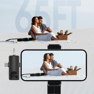 Không Dây Tốt Nhất Lavalier <span class=keywords><strong>Microphone</strong></span> H18 Tiếng Ồn Hủy Bỏ Phát Trực Tiếp Ghi Âm <span class=keywords><strong>Microphone</strong></span> Ve Áo Mic Cho Điện Thoại Di Động Và Máy Ảnh - Product Image 2