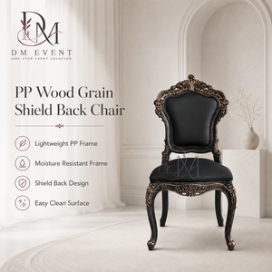 Silla de Boda Tapizada con Respaldo de Madera Sintética PP para Eventos y Venta al por Mayor - Product Image 1