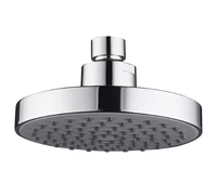Robinet de douche à effet pluie en plastique ABS à sortie unique avec pommeaux de douche muraux économiseurs d'eau pour cabine de douche