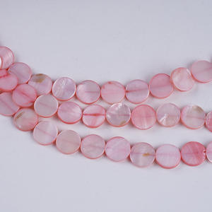 ลูกปัดเปลือกหอยธรรมชาติ 18 ซม. 11-12 มม. สำหรับงาน DIY สร้อยข้อมือ จี้ รูปดอกไม้  ขายส่งแบบกึ่งสำเร็จรูป  สำหรับงานข้ามพรมแดน - Product Image 3