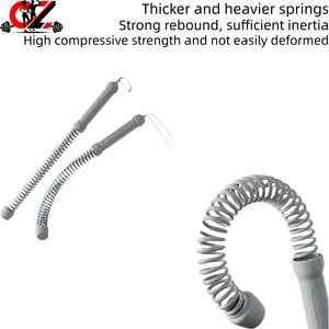 Cuerdas de Batalla Elásticas Inalámbricas para Entrenamiento, Pérdida de <span class=keywords><strong>Grasa</strong></span>, Ejercicio Aeróbico, Barra de Fuerza para Brazos, Novedad para Adelgazar y Quemar <span class=keywords><strong>Grasa</strong></span> - Product Image 1