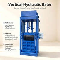 Presse à balles hydraulique pour sacs tissés en PP, machine à emballer les sacs, presse à balles pour usine de recyclage du plastique