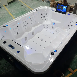 <span class=keywords><strong>Piscine</strong></span> moderne Spa de massage extérieur Bains à remous Famille Spa de nage d'hydrothérapie amusant <span class=keywords><strong>Piscine</strong></span> <span class=keywords><strong>hors</strong></span> <span class=keywords><strong>sol</strong></span> sans fin - Product Image 2