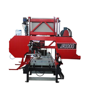 เครื่องเลื่อยสายพานแนวนอนอัตโนมัติเต็มรูปแบบสำหรับงานหนัก พร้อมเครื่องยนต์เบนซิน เครื่องเลื่อยสายพานขนาดใหญ่สำหรับงานตัดไม้ - Product Image 3