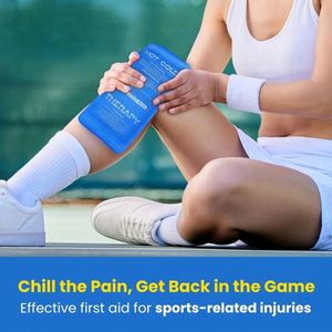 Soft Reusable Flexible Dual Temperature Hot/Cold <b>Gel</b> <b>Ice</b> <b>Packs</b> for Injuries Muscle Pain Relief-2 Rehabilitation Therapy Supplies - Product Image 5