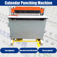 Machine automatique de poinçonnage de lettres de papier de calendrier à usage intensif Machine de reliure de poinçonnage de trous de livres pour papier