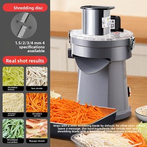 Coupe-légumes électrique commercial entièrement automatique pour pommes de terre, radis, oignons, pour découpe en dés, tranches, granulés et blocs, destiné aux usines de snacks - Product Image 6