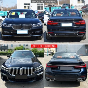 ชุดแต่งรถยนต์ BMW ซีรีส์ 7 รุ่น G12 ปี 2016-2018 อัพเกรดปี 2022 กันชนหน้า ฝากระโปรงหน้า ไฟหน้า กันชนหลัง ไฟท้าย ชุดแต่งตัวถัง - Product Image 2