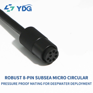 Conectores Subacuáticos Micro Compatibles con SubConn MCIL8F+MCBH8M, Par de Conectores Macho y Hembra, Chapados en Oro, Acero Inoxidable, para Uso Marino, Alta Mar, ROV - Product Image 6