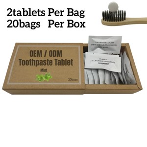 Comprimés de <span class=keywords><strong>dentifrice</strong></span> à 12 % d'hydroxyapatite nano pour la reminéralisation des dents, anti-caries, anti-allergie - Product Image 4