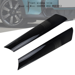 Moldura de Pilar de Parabrisas Delantero ABS Negra OEM 51137128157 Compatible con BMW <span class=keywords><strong>Mini</strong></span> <span class=keywords><strong>Cooper</strong></span> R50 R52 R53 Parabrisas Delantero 1 Par de Molduras de Pilar - Product Image 5