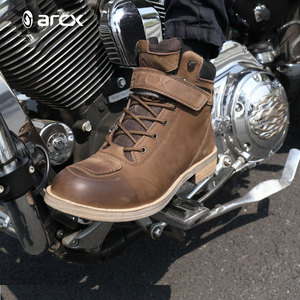 ARCX Anello <span class=keywords><strong>Moto</strong></span> Stivali Vintage Design Cavallo Stivali Da Equitazione Impermeabile di Strada Degli Uomini di <span class=keywords><strong>Moto</strong></span> Scarpe