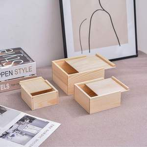 Caja <span class=keywords><strong>de</strong></span> almacenamiento <span class=keywords><strong>de</strong></span> madera <span class=keywords><strong>de</strong></span> pino sin terminar Tapa deslizante Contenedor <span class=keywords><strong>de</strong></span> caja <span class=keywords><strong>de</strong></span> madera natural en blanco personalizado para aceites esenciales <span class=keywords><strong>de</strong></span> joyería - Product Image 4