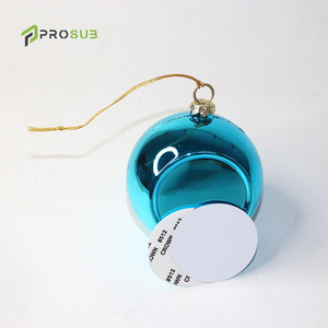 Pallina Decorativa Natalizia Personalizzabile in Plastica da 4cm per Sublimazione Prosub - Product Image 4