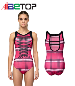 Justaucorps de danse pour <span class=keywords><strong>femme</strong></span>, <span class=keywords><strong>tenue</strong></span> d'entraînement confortable sans manches en spandex à dos croisé pour la <span class=keywords><strong>gymnastique</strong></span> et la danse de salon - Product Image 1