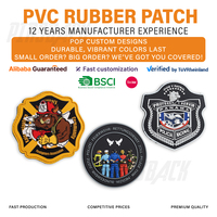 Pas de minimum de vêtements 3D pas cher en silicone souple Pvc étiquette en caoutchouc Logo Patch personnalisé en caoutchouc PVC fer sur patchs personnalisés pour sac de vêtement