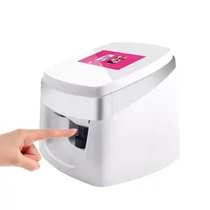 3D Colorful finger nail printing machine electric Auto nail art flower Painted polish printer machine nail printer automatic