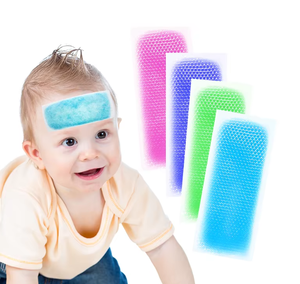 Neue Produkte OEM/ODM Kühlgel-Pflaster-Set für Kinder Fiebersenkendes Kühlgel-Pad mit Rehabilitationstherapie-Zubehör - Product Image 1