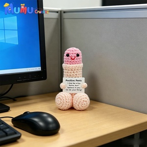 Juguete Amigurumi de Ganchillo Hecho a Mano, Diseño de Pene, Personalizado, al por Mayor, para Adultos, Regalo, Fiesta de Halloween, Despedida de Soltera - Product Image 3