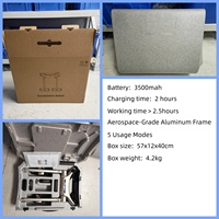Exosquelette intelligent ultra-léger OTHC, directement de l'usine, pour l'assistance extérieure, contrôlé par IA, support de marche portable en aluminium