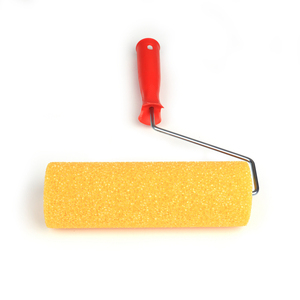 Tốt Nhất Bán 9-Inch Kết Cấu Sơn Con Lăn Bàn Chải Màu Đỏ Nhựa Xử Lý Công Nghiệp Tự Làm Công Cụ Làm Sạch Sợi Nhỏ Polyester Bọt OEM - Product Image 3