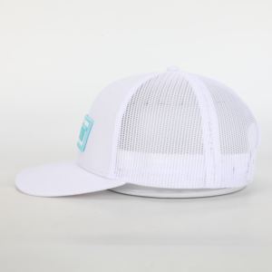 Gorra Deportiva de 6 Paneles Personalizada de Alta Calidad al por Mayor, Gorra Blanca con Logotipo Bordado, Gorras Trucker - Product Image 3
