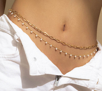 Collier à franges pour femmes, soutien-gorge, taille, ventre croisé, chaîne, harnais