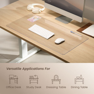 Vente en gros <span class=keywords><strong>grand</strong></span> tapis de <span class=keywords><strong>bureau</strong></span> de jeu protecteur étanche en PVC étendu et durable tapis de souris pour ordinateur portable pour étude à domicile - Product Image 2