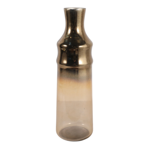 Vaso moderno in vetro smerigliato, alto, per fiori, per soggiorno, camera da letto, ufficio, decorazione. - Product Image 1