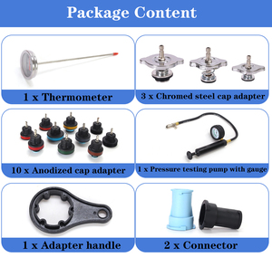 18PCS Kfz-Kühler-Drucklecktester-Werkzeugs atz Kühlsystem Wassertank-Lecktestdetektor-Set Diagnose werkzeuge - Product Image 6