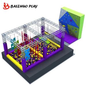 Base d'entraînement d'extension sportive pour enfants en intérieur Construire une bonne forme physique <span class=keywords><strong>Ninja</strong></span> <span class=keywords><strong>Warrior</strong></span> Parcours d'obstacles pour les enfants - Product Image 4