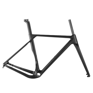 Khung xe đạp gravel carbon Spcycle <span class=keywords><strong>Aero</strong></span> Design T1000, lốp tối đa 700x40C, bộ khung xe đạp cyclocross, phanh đĩa, khung xe đạp gravel carbon - Product Image 1