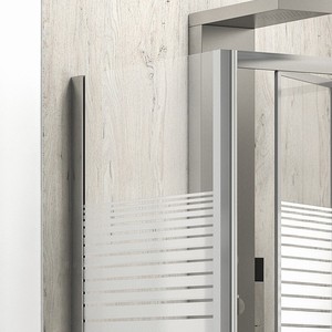 Kamalu KM4000S box doccia 70x90 porta in vetro serigrafato 70 con 180 altezza libro apertura bagno schermo modello - Product Image 6