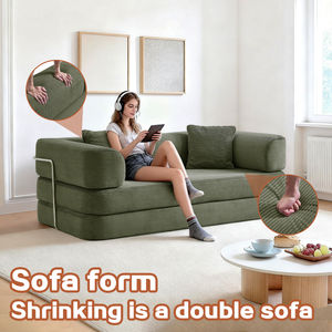 Sofá Cama de Corduroy Moderno con Compresión al Vacío, Éxito de Ventas en TikTok 2026, Envío Gratis <span class=keywords><strong>y</strong></span> Dropshipping desde Almacén Local en EE. UU. - Product Image 4
