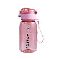 Gourde tendance en plastique avec couvercle pop-up, grande capacité, isotherme, portable, pour étudiants, activités de plein air, sport, camping, personnalisable, compatible eau bouillante