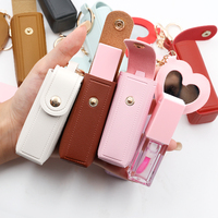 Huile pour les lèvres avec porte-clés miroir saveur de fruits hydratant végétalien Lipoiles avec mini sac vente en gros