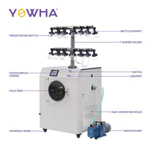 Lyophilisateur de laboratoire sous vide -80°C ℃   4L/S 4Kg/24h 220V/110V ZLGJ-35-80 Bouteille à large ouverture avec support en forme de T et <span class=keywords><strong>pompe</strong></span> à vide - Product Image 1
