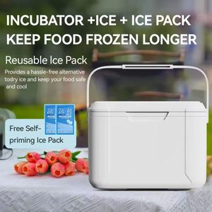 Hot Sale 18L Outdoor Fishing Incubator Camping Food Fruit <b>Drink</b> Can Insulated Plastic <b>Cooler</b> Box - Product Image 6