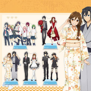 7 styles de figurines <span class=keywords><strong>Horimiya</strong></span>, figurines d'anime en acrylique, support de plaque debout, modèle de bureau, cadeau, ornement - Product Image 1