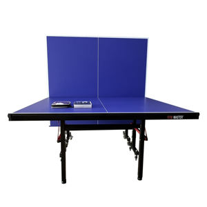 Revêtement <span class=keywords><strong>de</strong></span> peinture UV personnalisé 18 MDF <span class=keywords><strong>Table</strong></span> <span class=keywords><strong>de</strong></span> ping-pong mobile pliable pour l'intérieur - Product Image 4